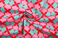 Beschichtete Baumwolle Lara Kreise