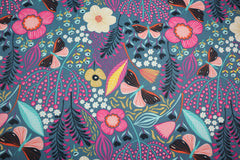 Beschichtete Baumwolle Papilio Bleu