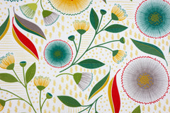 Beschichtete Baumwolle Helena Blumen