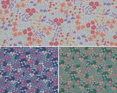 Beschichtete Baumwolle Blumenwiese