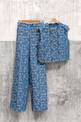 Bestickter Jeansstoff Denim Grazia