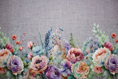 Bordüren Jersey Shiny Blossom by Jessy Sewing