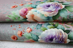 Bordüren Jersey Shiny Blossom by Jessy Sewing