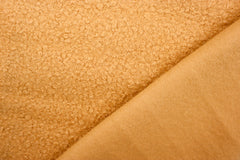 Reststück: 0,80m - Boucle Theresa sonnengelb