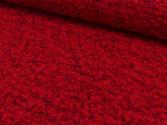 Bouclé Hanne meliert - burgundy