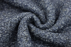 Bouclé Hanne meliert - dunkelblau