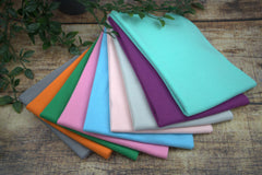 Bündchen Paket Frühlingsfarben: 9 x 50 cm = 4,5 Meter