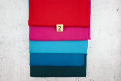 Bündchen Paket:  5 Stücke a´ 50 cm = 2,5 Meter