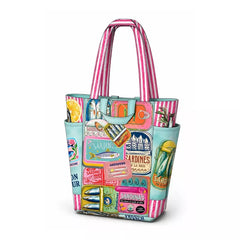 Canvas Taschenpanel Shopper by Stenzo - Sardinen