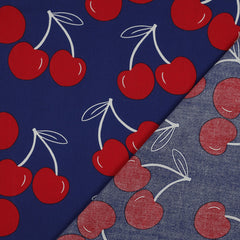 Beschichtete Baumwolle Kirschen