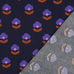 Beschichtete Baumwolle Blumen