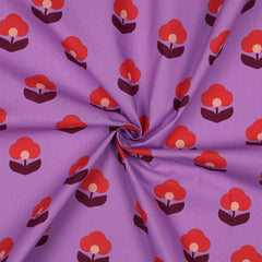 Beschichtete Baumwolle Blumen