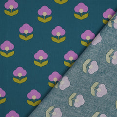 Beschichtete Baumwolle Blumen