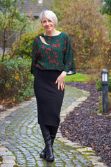 Viskose Webware Octubre by Bienvenido Colorido - 266 smaragd