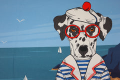 Panel Canvas Maritim Dogs