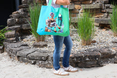 Canvas Taschenpanel Wendetasche by Stenzo - Farbenfrohe Modedesignerin