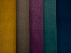 Deko Samt Stoff Caracas - 938 aubergine