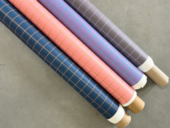 Kunstleder Happy Collection Karo by Cherry Picking - 596 marine