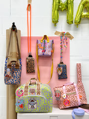 Kunstleder Happy Collection Leo by Cherry Picking - 642 flieder/braun