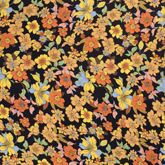 Chiffon Stoff Buntes Blumenmeer