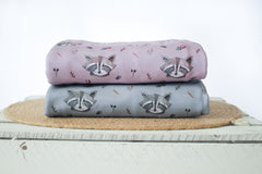 French Terry Forest Friends by Christiane Zielinski - Waschbär