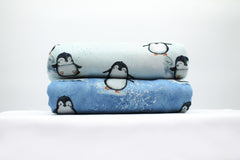 French Terry Arctic Pinguine by Christiane Zielinski