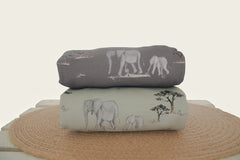 Baumwolljersey Wild Animals Elefanten by Christiane Zielinski