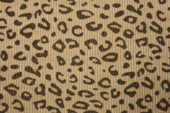 Rippen Cordstoff Luisa Animal Look - caramel