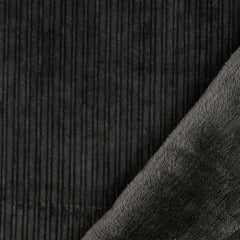 Cord mit Fellabseite Bruno - schwarz