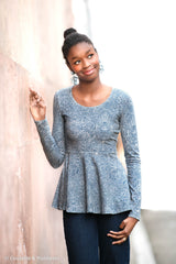 Baumwolljersey Autumn Damask by Bienvenido Colorido