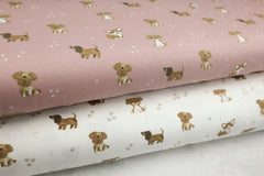 Baumwolljersey Cute Dogs