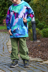 French Terry Digital Water Colour