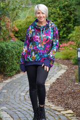 French Terry Digital Tropical Flower