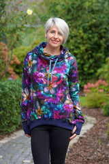 French Terry Digital Tropical Flower