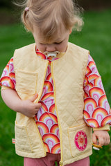 Jacquard Stoff Steppoptik Florentine