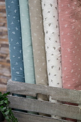 Double Gauze Musselin Kleine Zweige