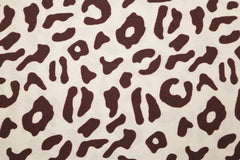 Dekostoff Leo Liebe - braun/natur