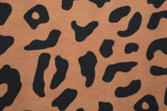 Dekostoff Leo Liebe - orange/braun