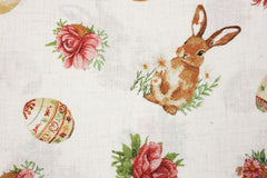 Reststück 2,00 - Dekostoff Osterhasen