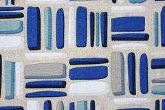 Dekostoff Amalia Blue Art