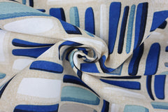 Dekostoff Amalia Blue Art