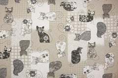 Dekostoff Cute Cats