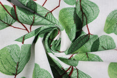 Dekostoff Green Leaves