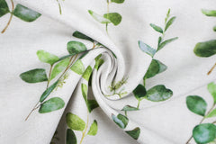 Dekostoff Green Leaves