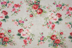 Dekostoff Romatic Roses