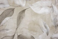 Dekostoff White Leaves