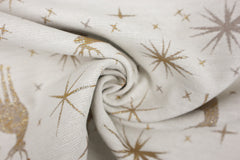 Gobelin Golden X-Mas Reindeer - creme