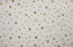Gobelin Golden X-Mas Sternchen - creme