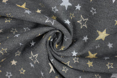 Gobelin Golden X-Mas Sternchen - dunkelgrau