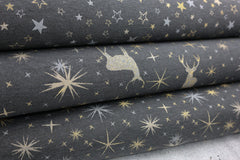 Gobelin Golden X-Mas Stars - dunkelgrau